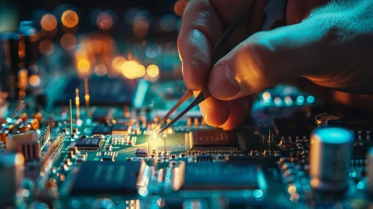 تعمیر برد مدار الکترونیکی